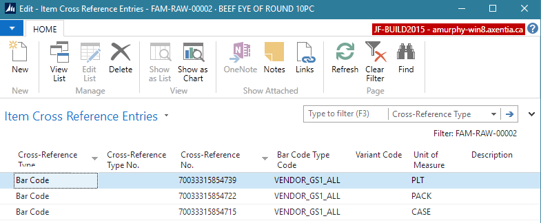 GTIN Cross Reference GTIN Cross Reference