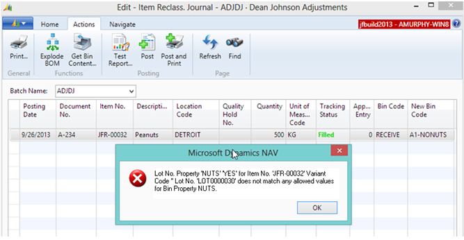 Item Reclass Journal Item Reclass Journal