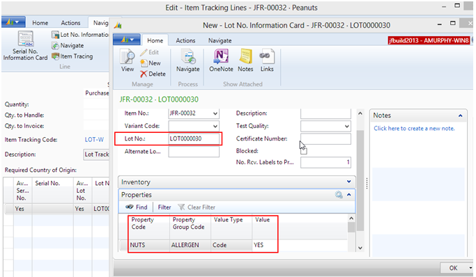 Lot Number Information Lot Number Information