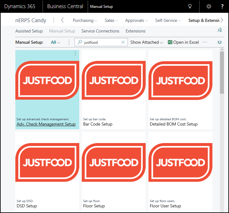 Manual Setup Manual Setup