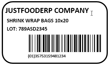 Vendor Bar Code Vendor Bar Code