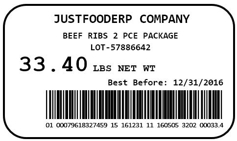 Vendor Bar Code Vendor Bar Code
