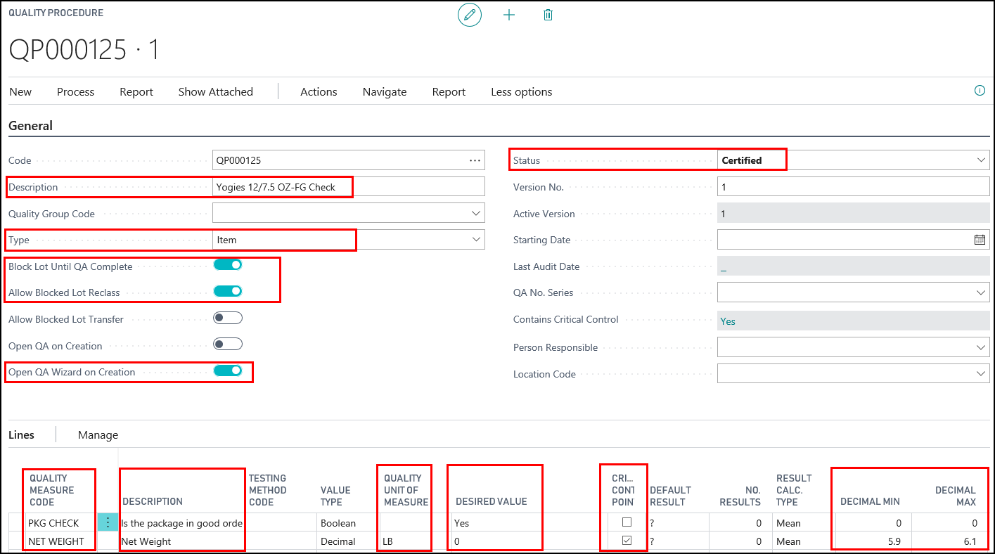 Quality Procedure Quality Procedure