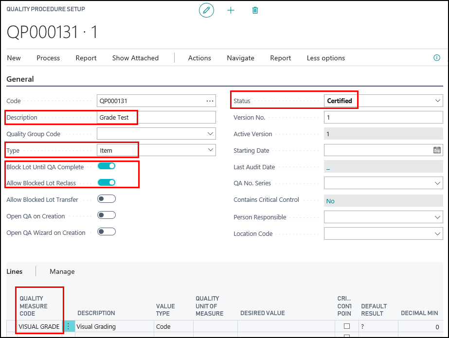 Quality Procedure Quality Procedure