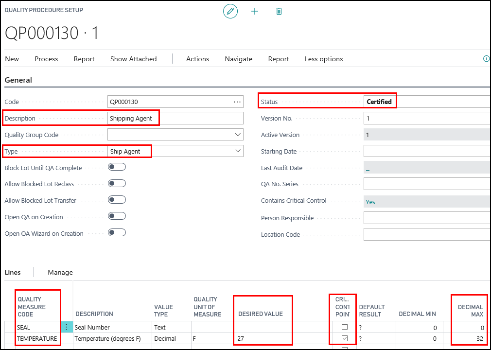 Quality Procedure Quality Procedure