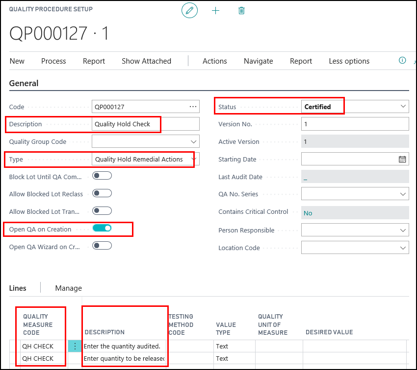 Quality Procedure Quality Procedure
