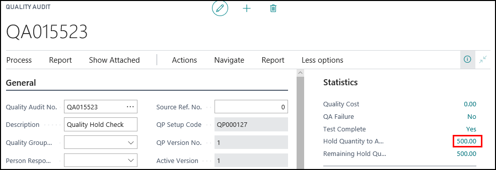 Quality Audit List Quality Audit List