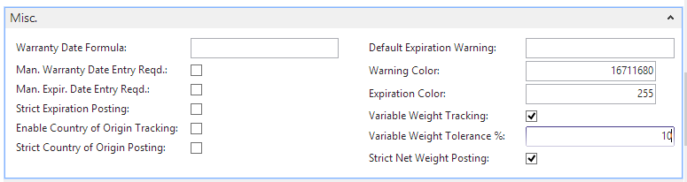 Misc. FastTab Misc. FastTab