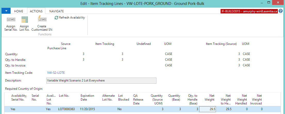 Item Tracking Item Tracking