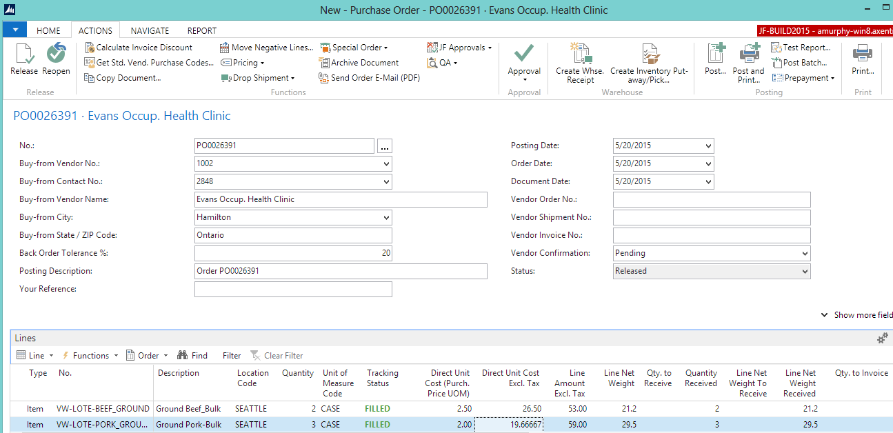 Warehouse Receipt Warehouse Receipt