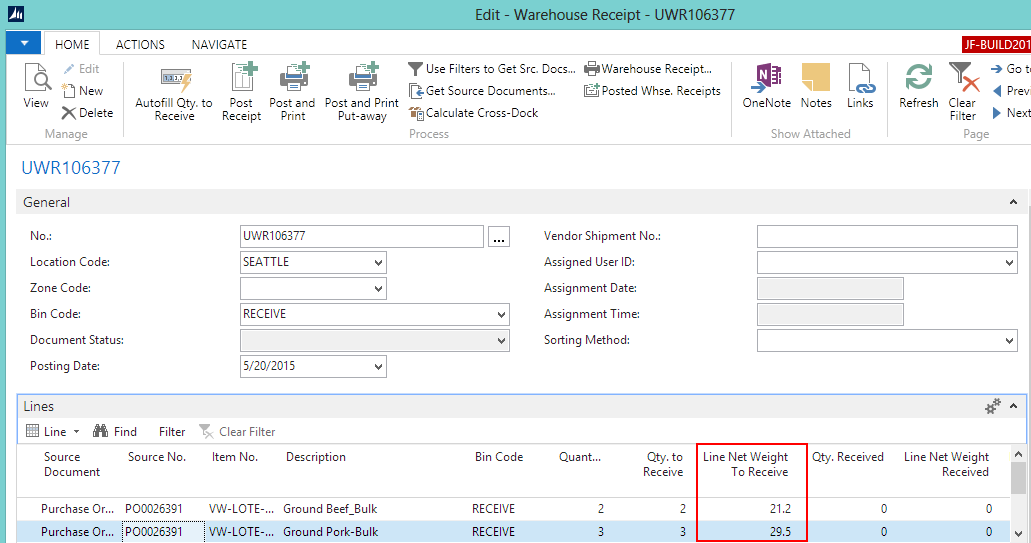 Warehouse Receipt Warehouse Receipt