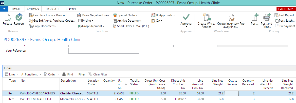 Warehouse Receipt Warehouse Receipt