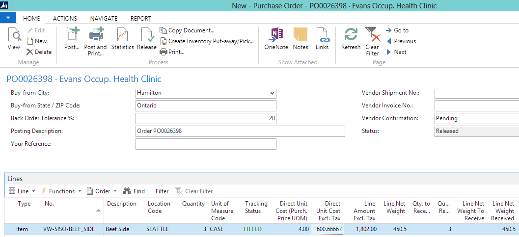 Warehouse Receipt Warehouse Receipt