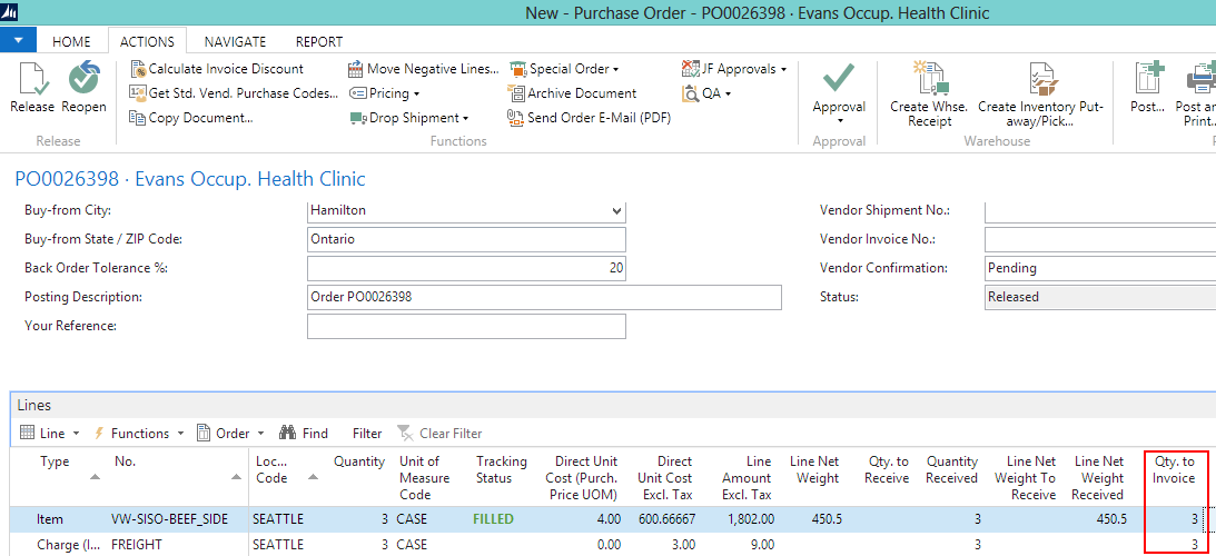 Item Charge Item Charge