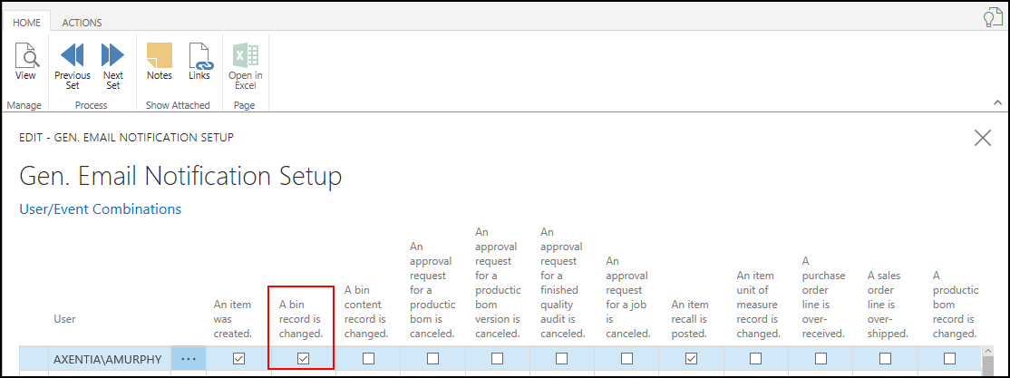 General Email Notification Setup General Email Notification Setup