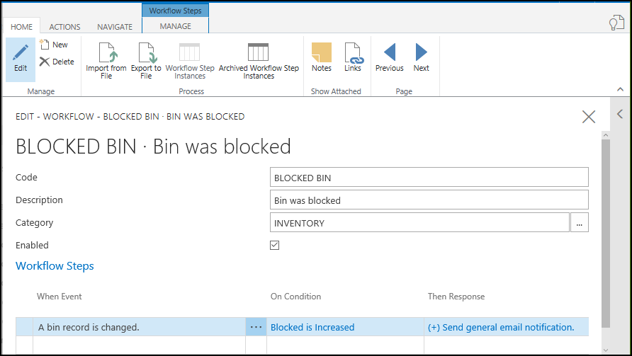 Blocked Bin Workflow Blocked Bin Workflow