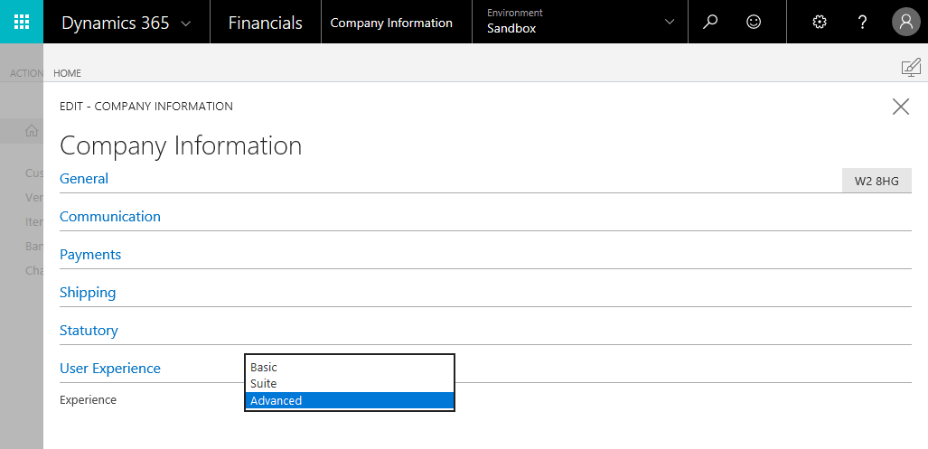 Sandbox Environment Advanced