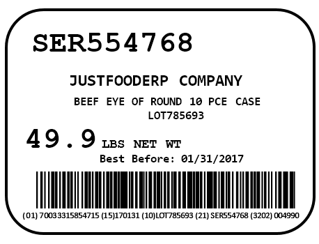 Vendor Label