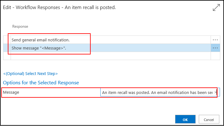 Workflow Responses