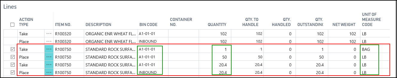 Inventory Movement