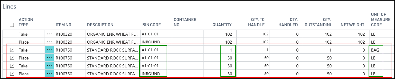 Inventory Movement