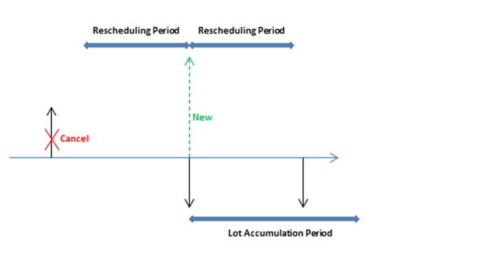 Rescheduling Period and Lot Accumulation Period